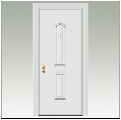 Πόρτα Ασφαλείας Θωρακισμένη Αλουμινίου 105081