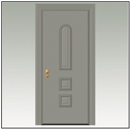 Πόρτα Ασφαλείας Θωρακισμένη Αλουμινίου 105082