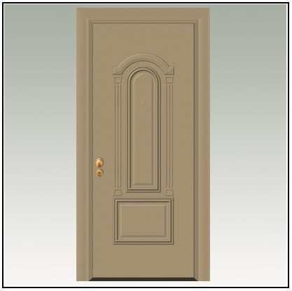 Πόρτα Ασφαλείας Θωρακισμένη Αλουμινίου 105086