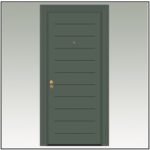 Πόρτα Ασφαλείας Θωρακισμένη Αλουμινίου 105094