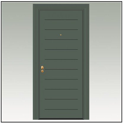 Πόρτα Ασφαλείας Θωρακισμένη Αλουμινίου 105094