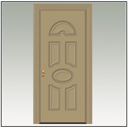 Πόρτα Ασφαλείας Θωρακισμένη Αλουμινίου 105098