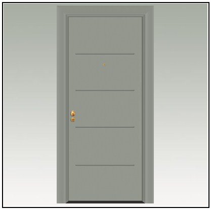 Πόρτα Ασφαλείας Θωρακισμένη Αλουμινίου 105109