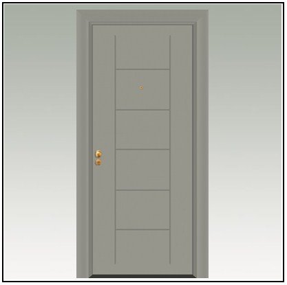 Πόρτα Ασφαλείας Θωρακισμένη Αλουμινίου 105110