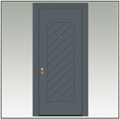 Πόρτα Ασφαλείας Θωρακισμένη Αλουμινίου 105113