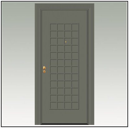 Πόρτα Ασφαλείας Θωρακισμένη Αλουμινίου 105114