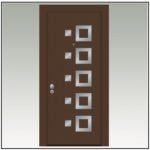 Πόρτα Ασφαλείας Θωρακισμένη Αλουμινίου 105119