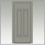 Πόρτα Ασφαλείας Θωρακισμένη Αλουμινίου 105157