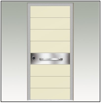 Πόρτα Ασφαλείας Θωρακισμένη Γυάλινη 107003