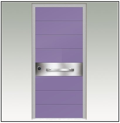 Πόρτα Ασφαλείας Θωρακισμένη Γυάλινη 107004