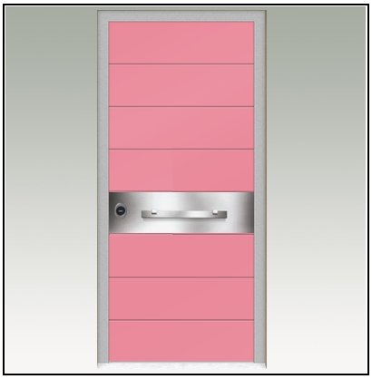 Πόρτα Ασφαλείας Θωρακισμένη Γυάλινη 107006