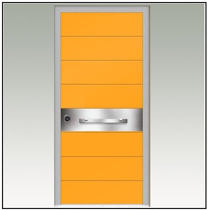 Πόρτα Ασφαλείας Θωρακισμένη Γυάλινη 107007