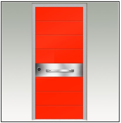 Πόρτα Ασφαλείας Θωρακισμένη Γυάλινη 107008