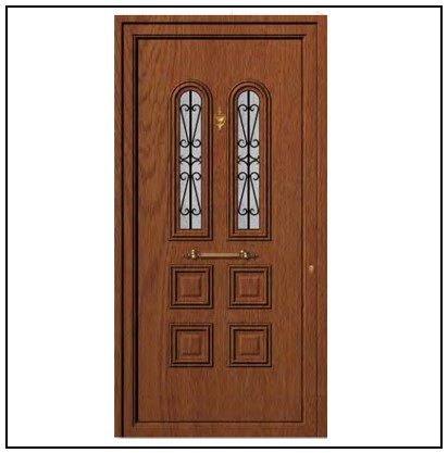 Πόρτα Εισόδου Pvc 6052