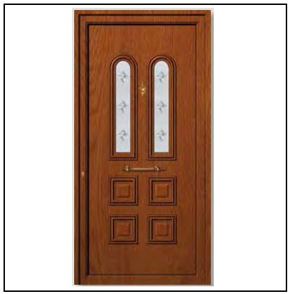 Πόρτα Εισόδου Pvc 6053