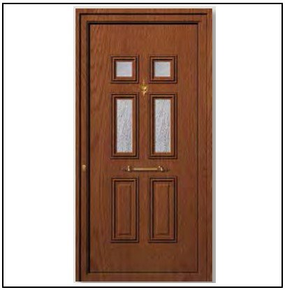 Πόρτα Εισόδου Pvc 6082