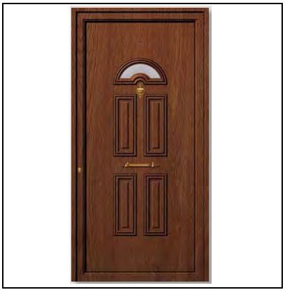 Πόρτα Εισόδου Pvc 6136