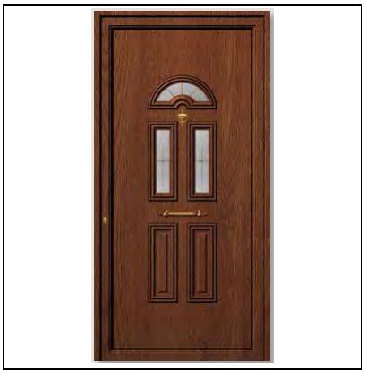 Πόρτα Εισόδου Pvc 6139