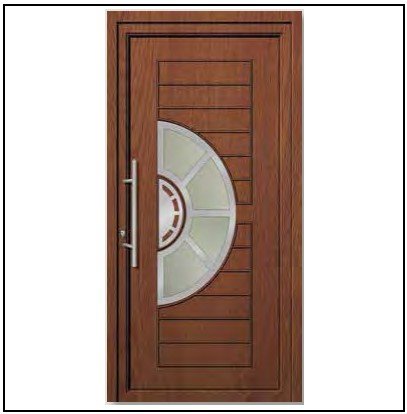 Πόρτα Εισόδου Pvc 6301