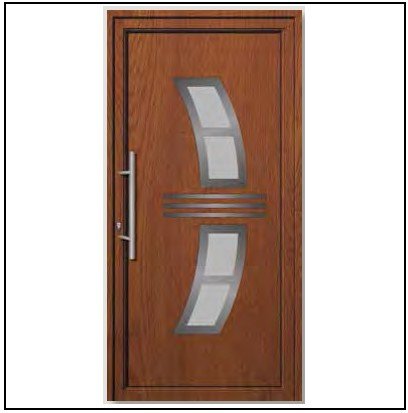 Πόρτα Εισόδου Pvc 6316