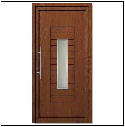 Πόρτα Εισόδου Pvc 6331