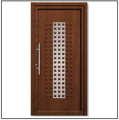 Πόρτα Εισόδου Pvc 6361