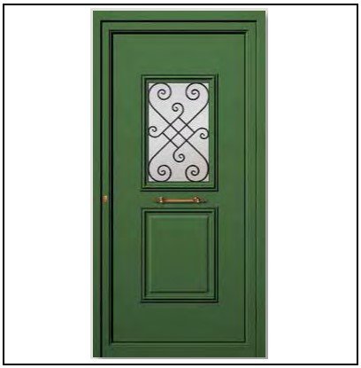 Πόρτα Εισόδου Pvc 6372