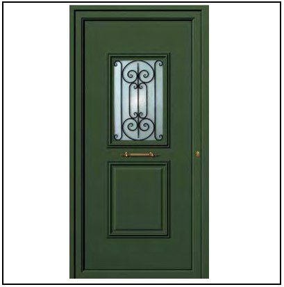 Πόρτα Εισόδου Pvc 6373