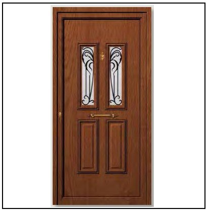 Πόρτα Εισόδου Pvc 6384