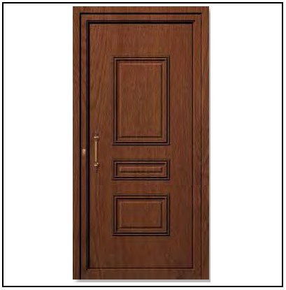 Πόρτα Εισόδου Pvc 6390