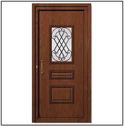 Πόρτα Εισόδου Pvc 6391