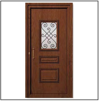 Πόρτα Εισόδου Pvc 6392