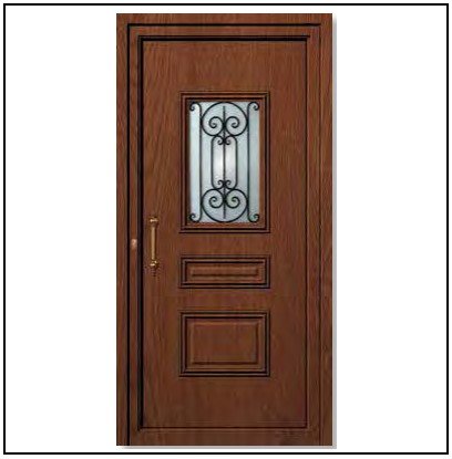 Πόρτα Εισόδου Pvc 6393