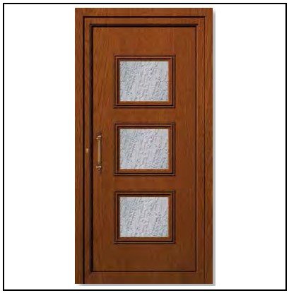 Πόρτα Εισόδου Pvc 6402
