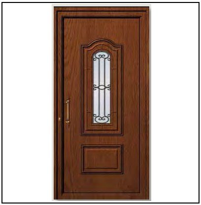 Πόρτα Εισόδου Pvc 6413