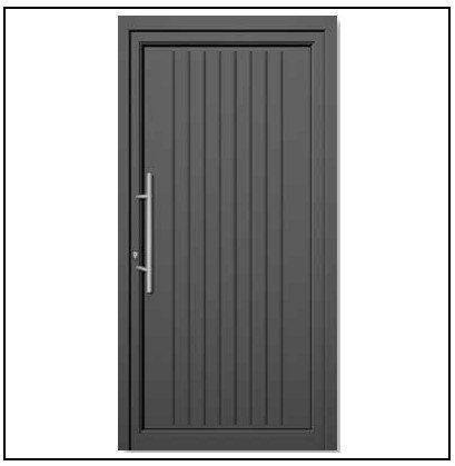 Πόρτα Εισόδου Pvc 6470
