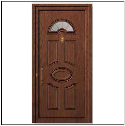 Πόρτα Εισόδου Pvc 6485