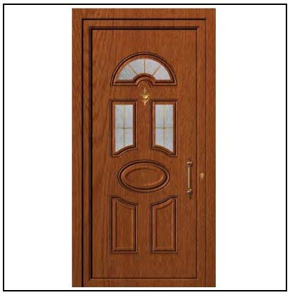 Πόρτα Εισόδου Pvc 6486