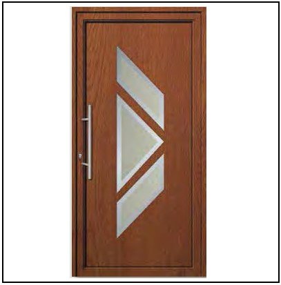 Πόρτα Εισόδου Pvc 6531