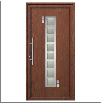 Πόρτα Εισόδου Pvc 6621