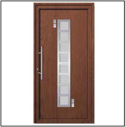 Πόρτα Εισόδου Pvc 6622