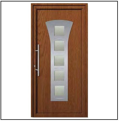 Πόρτα Εισόδου Pvc 6651