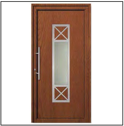 Πόρτα Εισόδου Pvc 6731