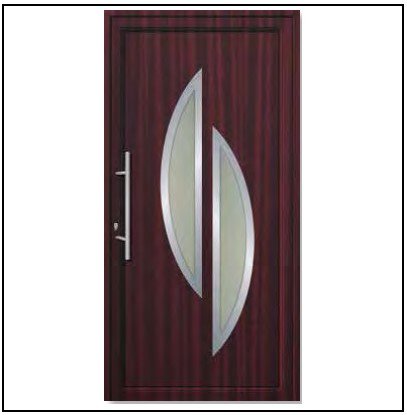 Πόρτα Εισόδου Pvc 6756