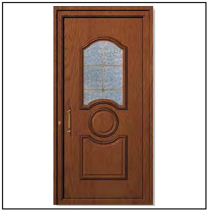 Πόρτα Εισόδου Pvc 6892