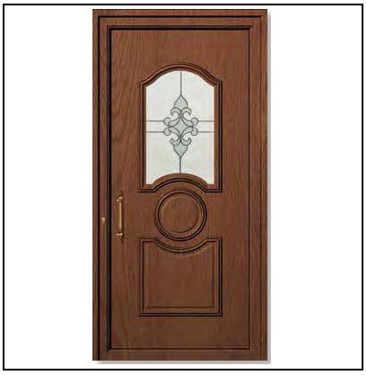 Πόρτα Εισόδου Pvc 6893