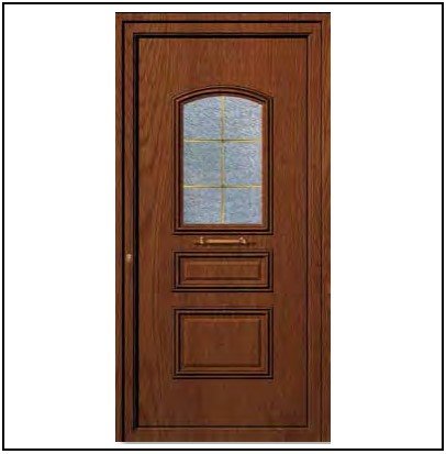 Πόρτα Εισόδου Pvc 6907