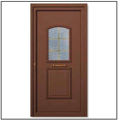 Πόρτα Εισόδου Pvc 6912