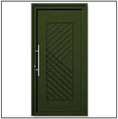 Πόρτα Εισόδου Pvc 6915