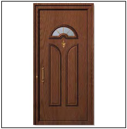 Πόρτα Εισόδου Pvc 6941